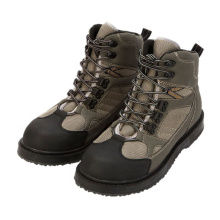 Synthetic Leather Wading Boots with Felt Sole for Fly Fishing Men